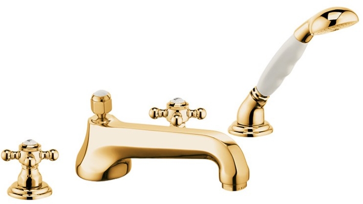 Kludi 1926 vaňová/sprchová batéria na vaňu zlatá 515254520