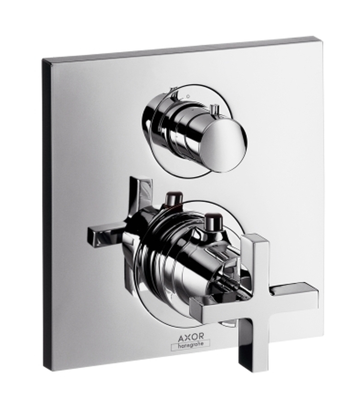Axor Citterio vaňová/sprchová batéria podomietková s termostatom chrómová 39725000
