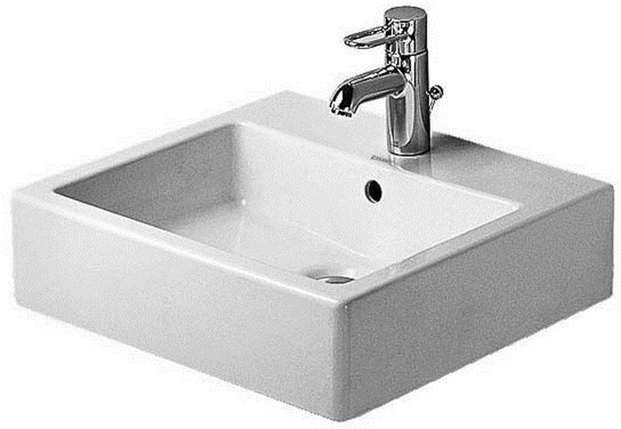 Duravit Vero umývadlo 50x47 cm obdĺžnik klasické umývadlo-pultové umývadlo biela 0454500027