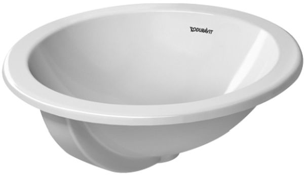 Duravit Architec umývadlo 47x47 cm okrúhly vstavané umývadlo biela 0468470000