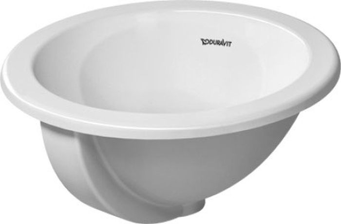 Duravit Architec umývadlo 40x40 cm okrúhly vstavané umývadlo biela 0318400000