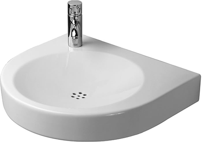 Duravit Architec umývadlo 57.5x52 cm polokrúhly klasické umývadlo biela 0443580000