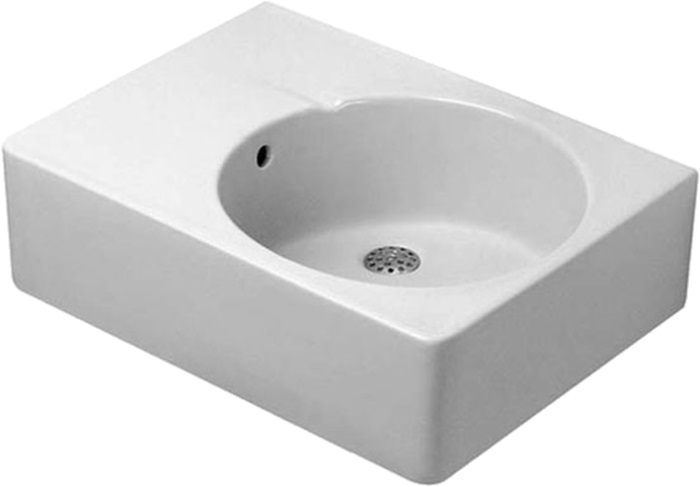 Duravit Design Classics umývadlo 61.5x46 cm obdĺžnik klasické umývadlo-umývadlo na nábytok biela 0685600000