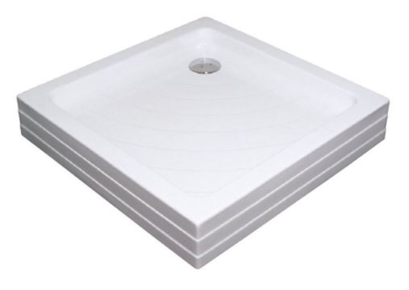 Ravak Angela štvorcová sprchová vanička 90.5x90.5 cm biela A007701120