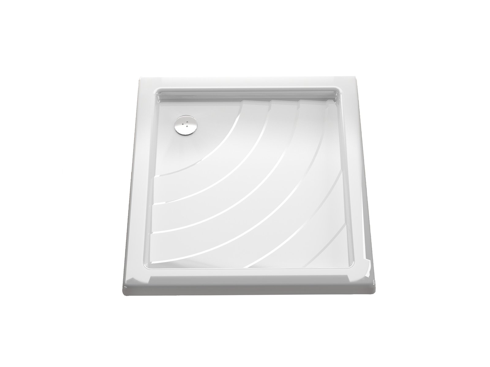 Ravak Aneta obdĺžniková sprchová vanička 90x75 cm biela A003701220