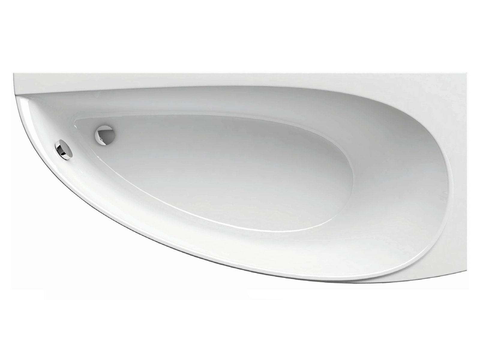 Ravak Avocado rohová vaňa 150x75 cm pravostranné biela CS01000000