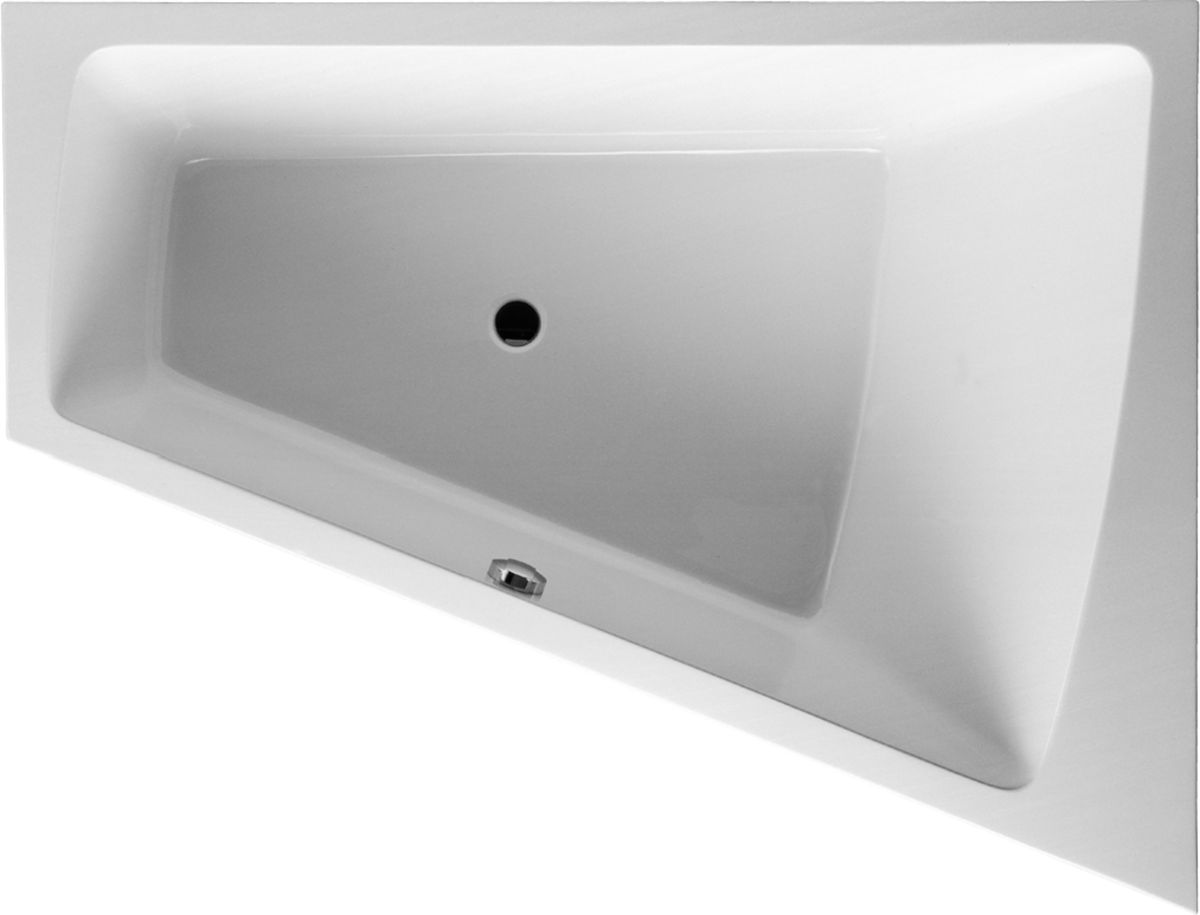 Duravit Paiova rohová vaňa 170x130 cm pravostranné biela 700215000000000