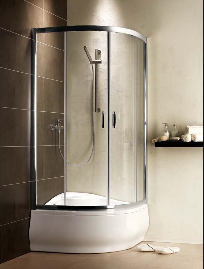 Radaway Premium Plus A 1700 sprchovací kút 90x90 cm polkruhová 30401-01-01N
