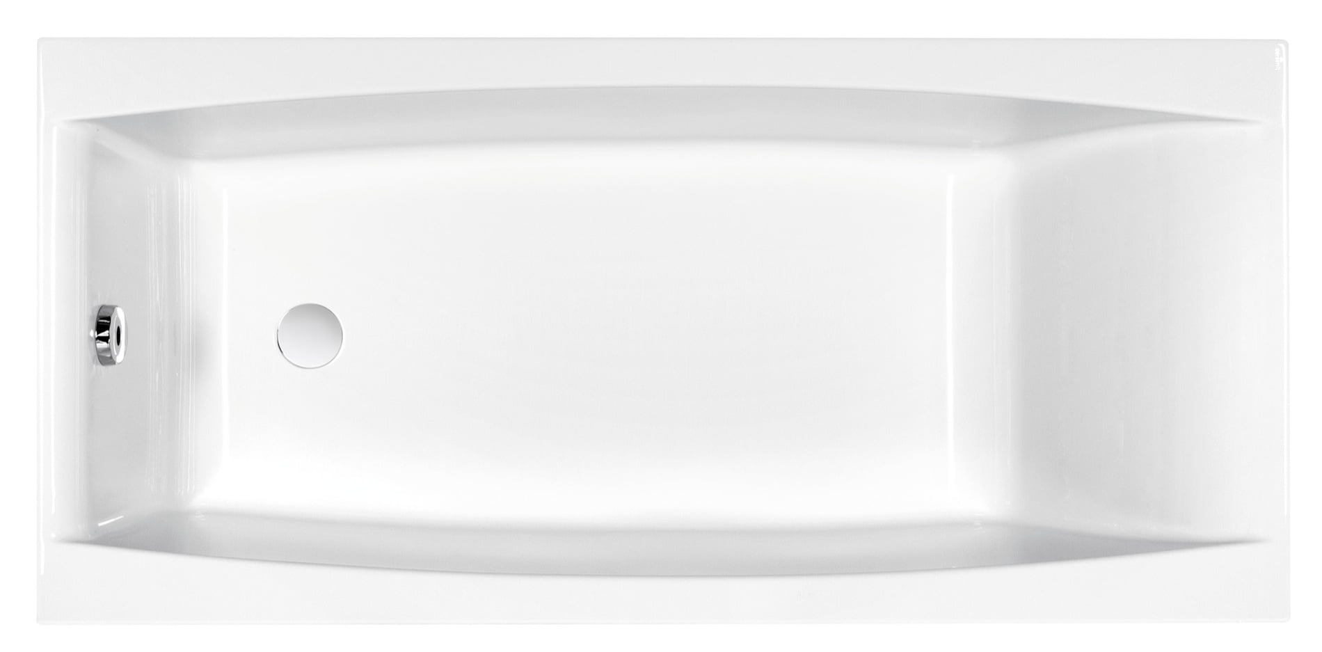 Cersanit Virgo obdĺžniková vaňa 160x75 cm biela S301-046