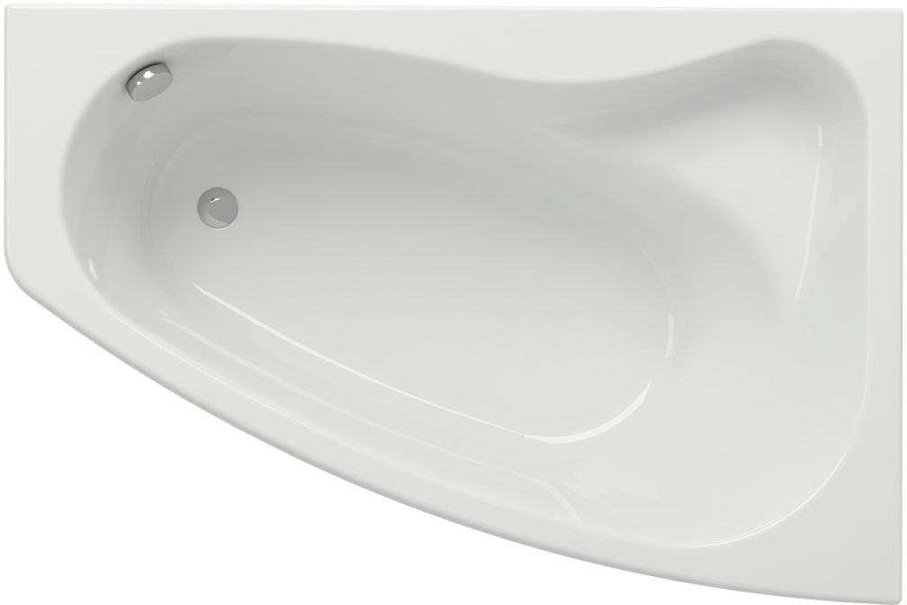 Cersanit Sicilia rohová vaňa 160x100 cm pravostranné biela S301-037