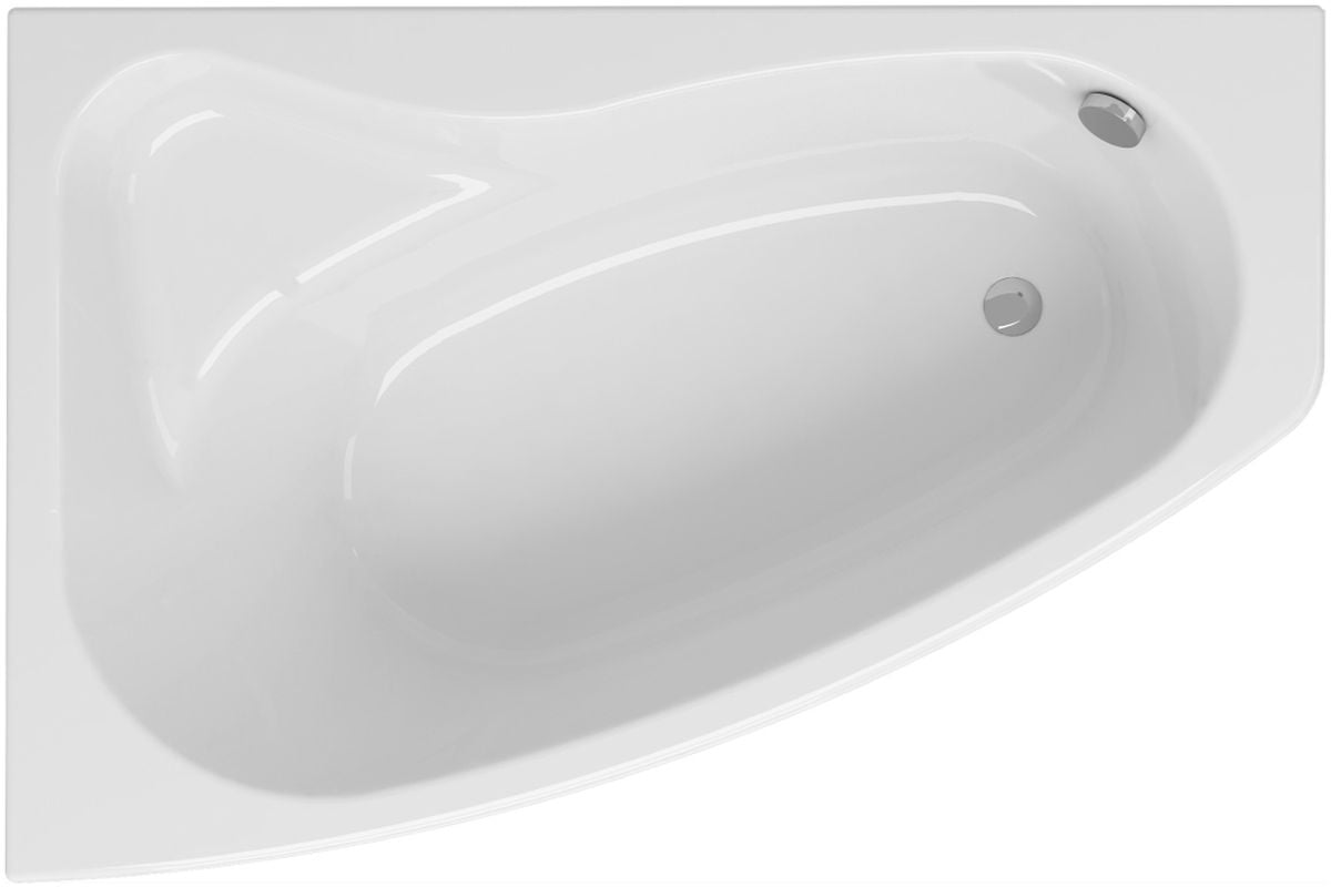 Cersanit Sicilia rohová vaňa 160x100 cm ľavostranné biela S301-036