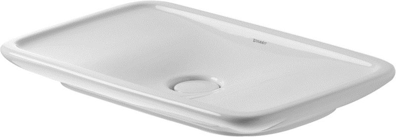 Duravit PuraVida umývadlo 69.5x41.5 cm obdĺžnik pultové umývadlo biela 3707000001