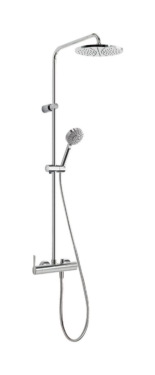Tres Lex-Tres sprchová súprava nástenná s dažďovou sprchou chrómová 1.81.191