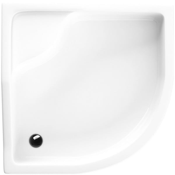 Schedpol Go Baby polkruhová sprchová vanička 90x90 cm biela 3.039