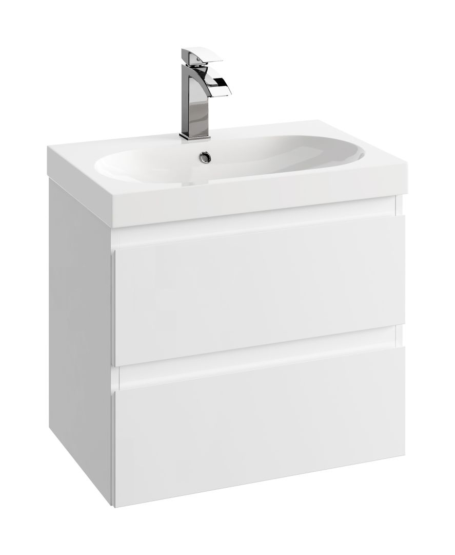 Defra Como szafka 60 cm podumywalkowa biały połysk 123-D-06001