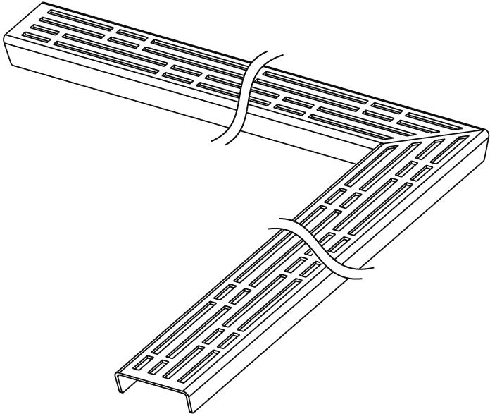 Tece Drainline sprchový odtokový rošt 100 cm 611010