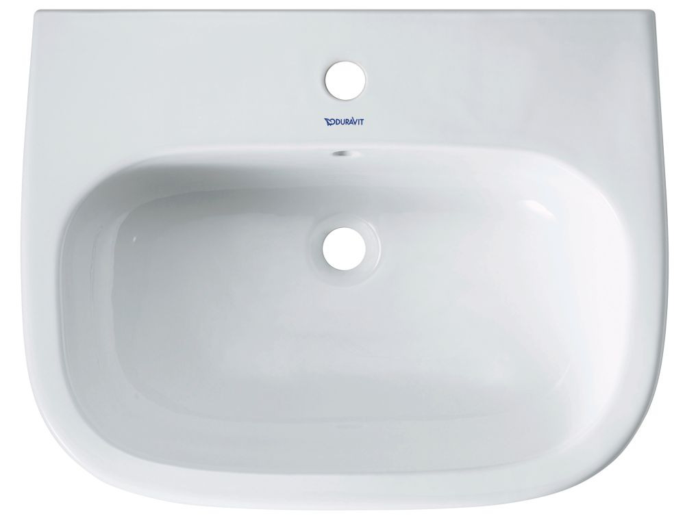 Duravit D-Code umývadlo 60x46 cm polkruhový biela 23106000302