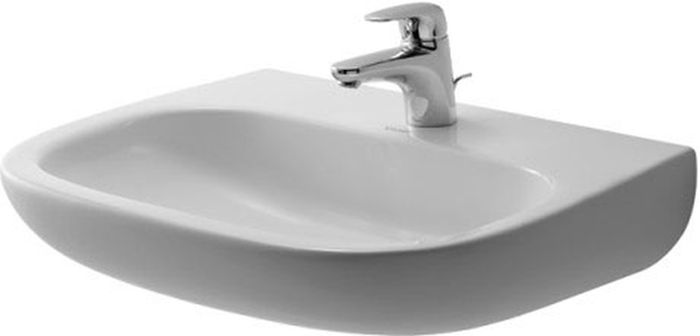 Duravit D-Code umývadlo 60x46 cm polkruhový klasické umývadlo biela 23116000002