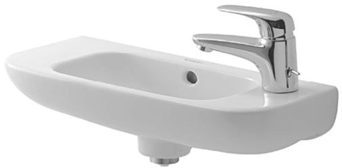 Duravit D-Code umývadlo 50x22 cm polokrúhly klasické umývadlo biela 07065000082