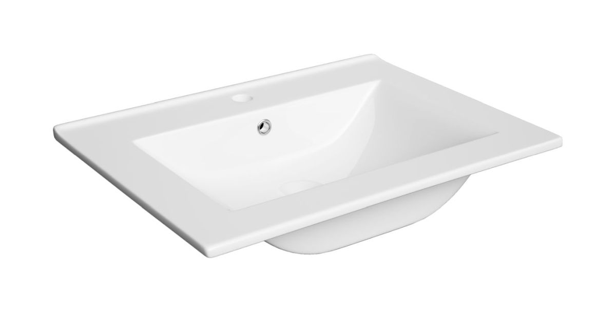 Defra Plan umývadlo 60x46 cm obdĺžnik biela 1722