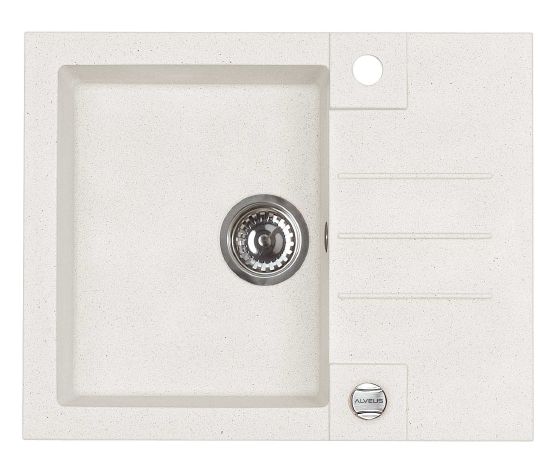 Alveus Rock granitový drez 59.5x47.5 cm biela 1213011