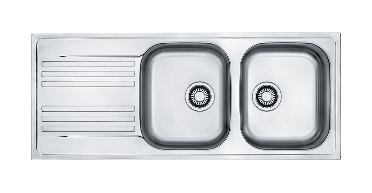 Franke Euroform EFN 621 zlewozmywak stalowy 116x47,5 cm jedwab 101.0060.610