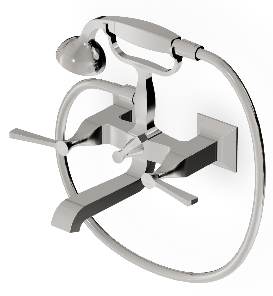 Zucchetti Bellagio vaňová/sprchová batéria nástenná || ZB2228.C8