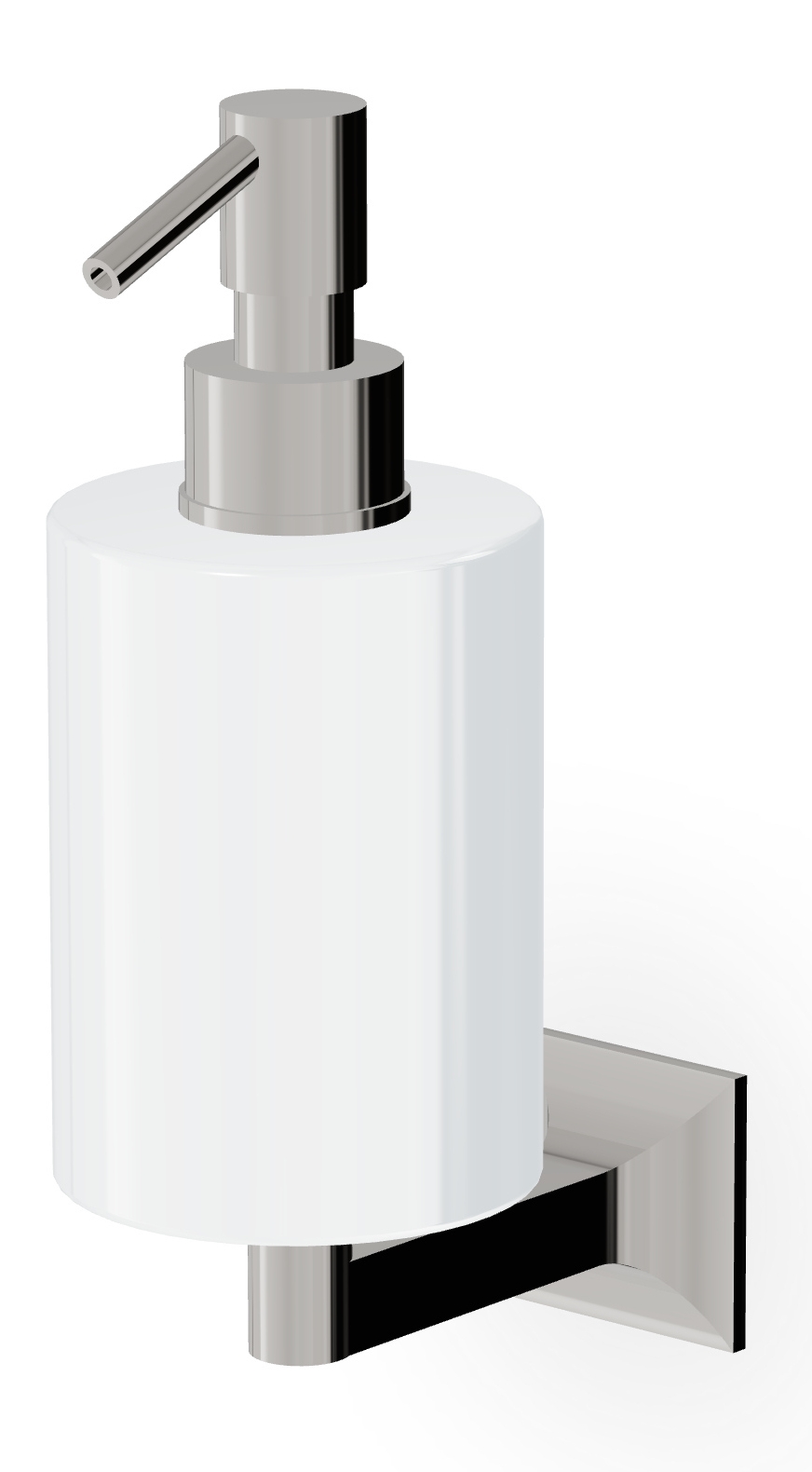 Zucchetti Bellagio dávkovač mydla 300 ml niklová ZAC515.C8