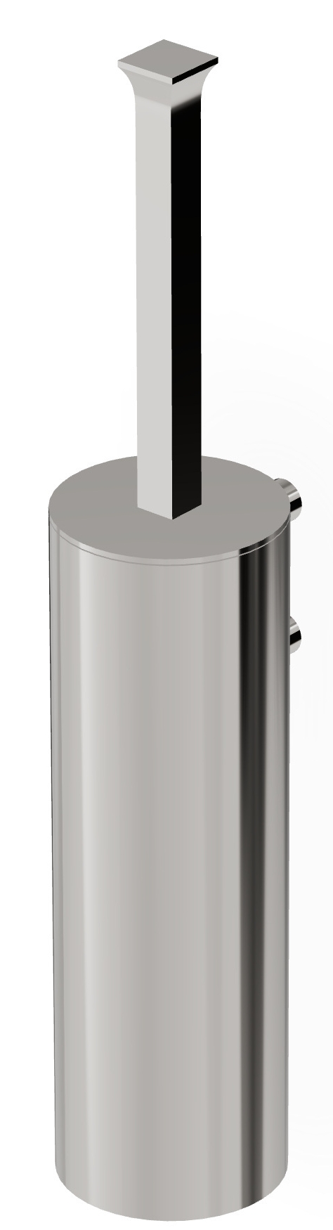 Zucchetti Bellagio toaletná kefa priskrutkované niklová ZAC556.C8