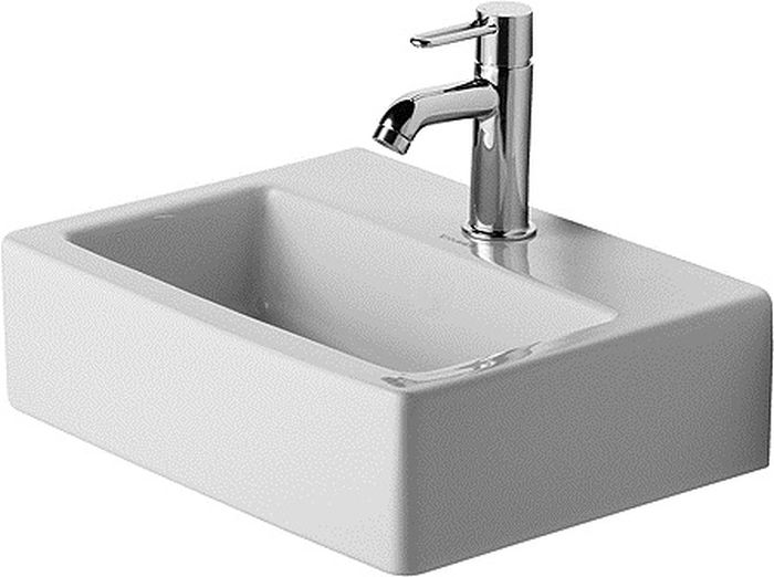 Duravit Vero umývadlo 45x35 cm obdĺžnik klasické umývadlo biela 0704450041