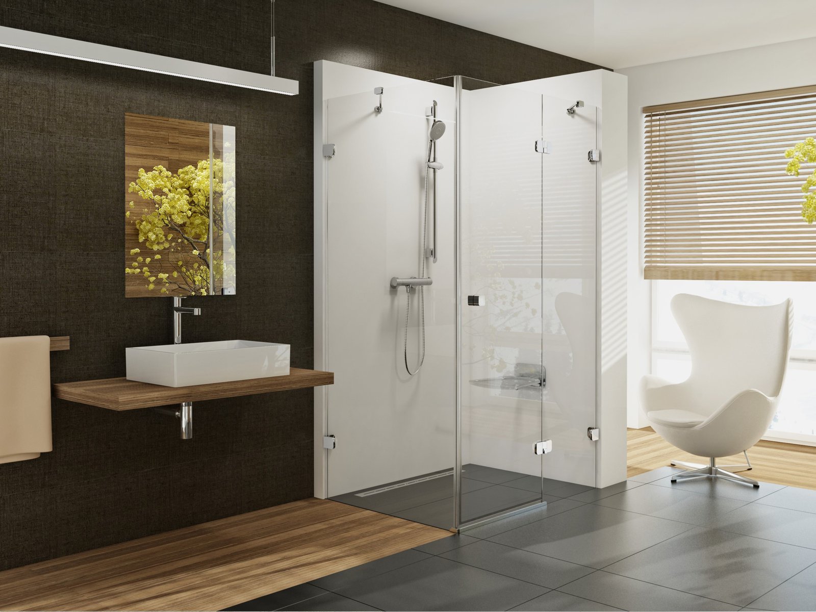 Ravak Brillant sprchovací kút 120x80 cm štvorcová chromová lesklé/priehľadné sklo 0UPG4A00Z1