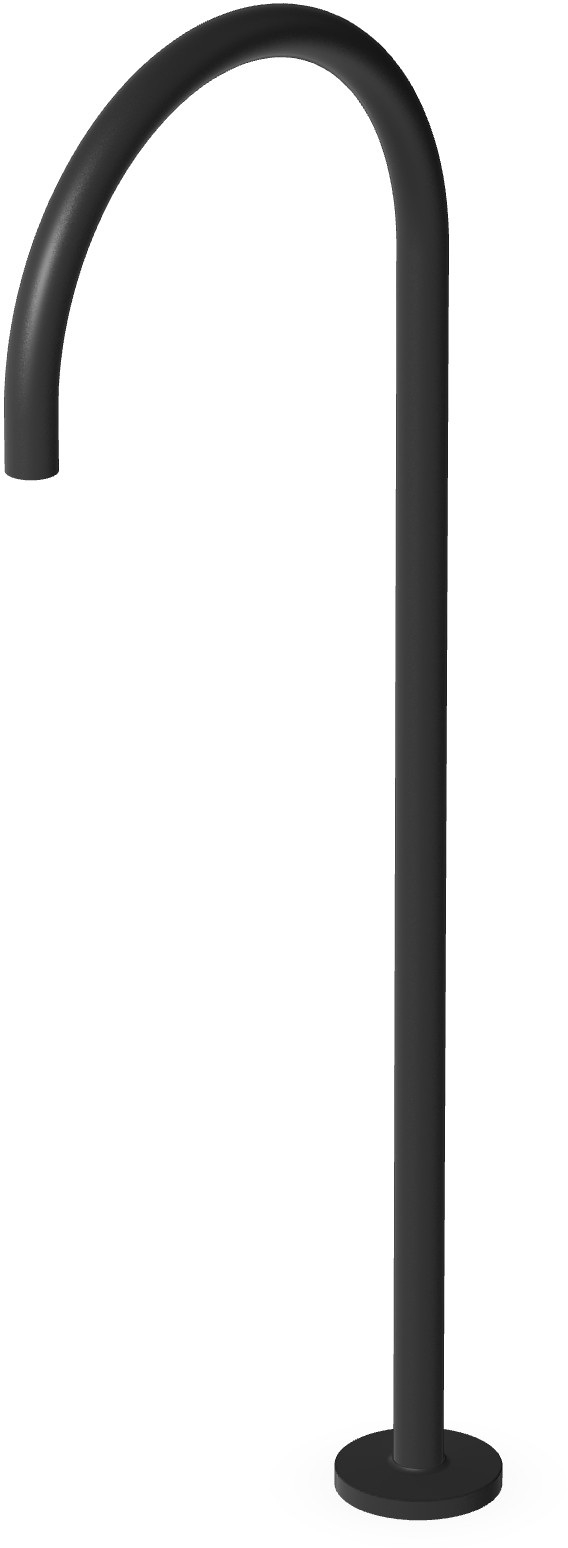 Zucchetti Pan výtoková rúra batérie vaňová čierna Z92059.N1