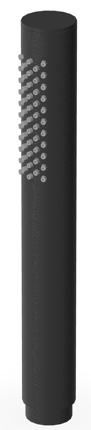 Zucchetti Isy sprchová hlavica čierna Z94177.N1