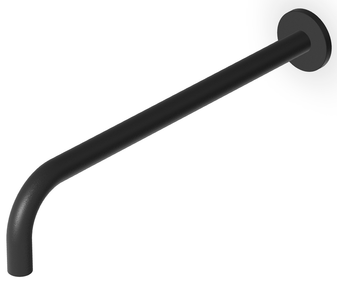 Zucchetti nástenné rameno čierna Z93027.N1