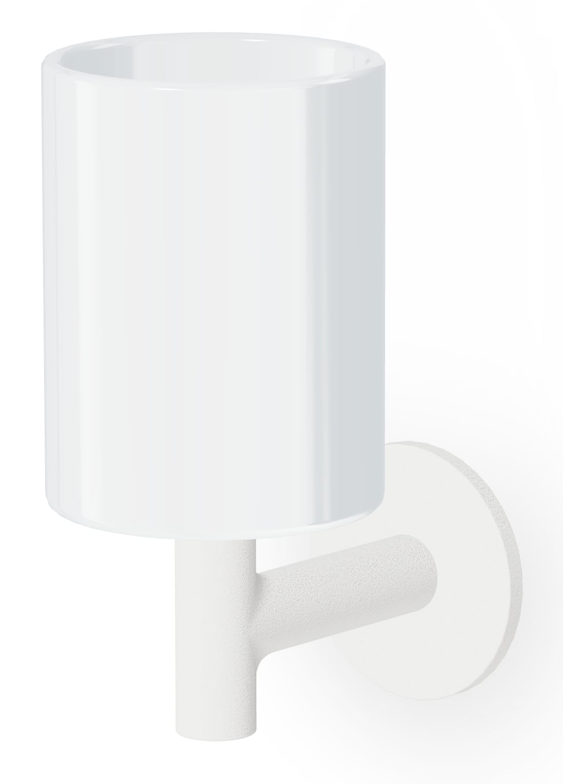 Zucchetti Pan pohár na zubnú kefku biela ZAC613.W1