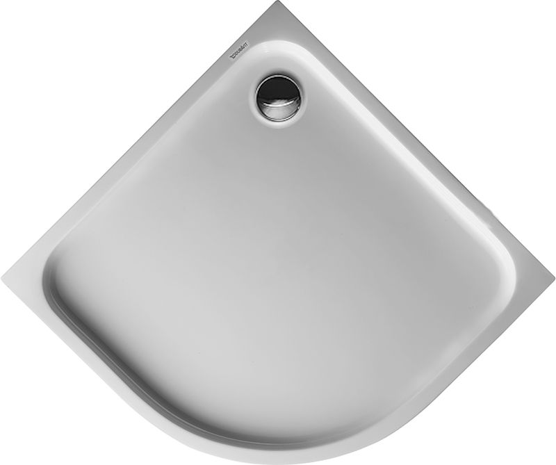 Duravit D-Code polkruhová sprchová vanička 90x90 cm biela 720108000000000