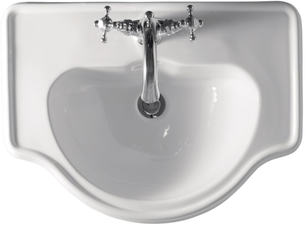 Kerasan Retro umývadlo 62x46 cm vstavané umývadlo biela 103001