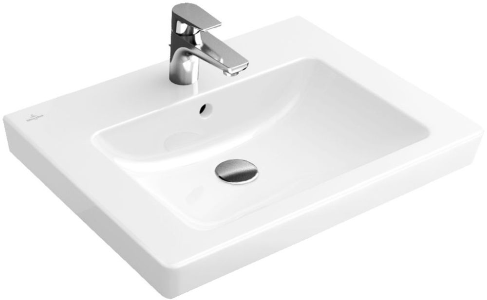 Villeroy & Boch Subway 2.0 umývadlo 65x47 cm obdĺžnik klasické umývadlo biela 711365R1