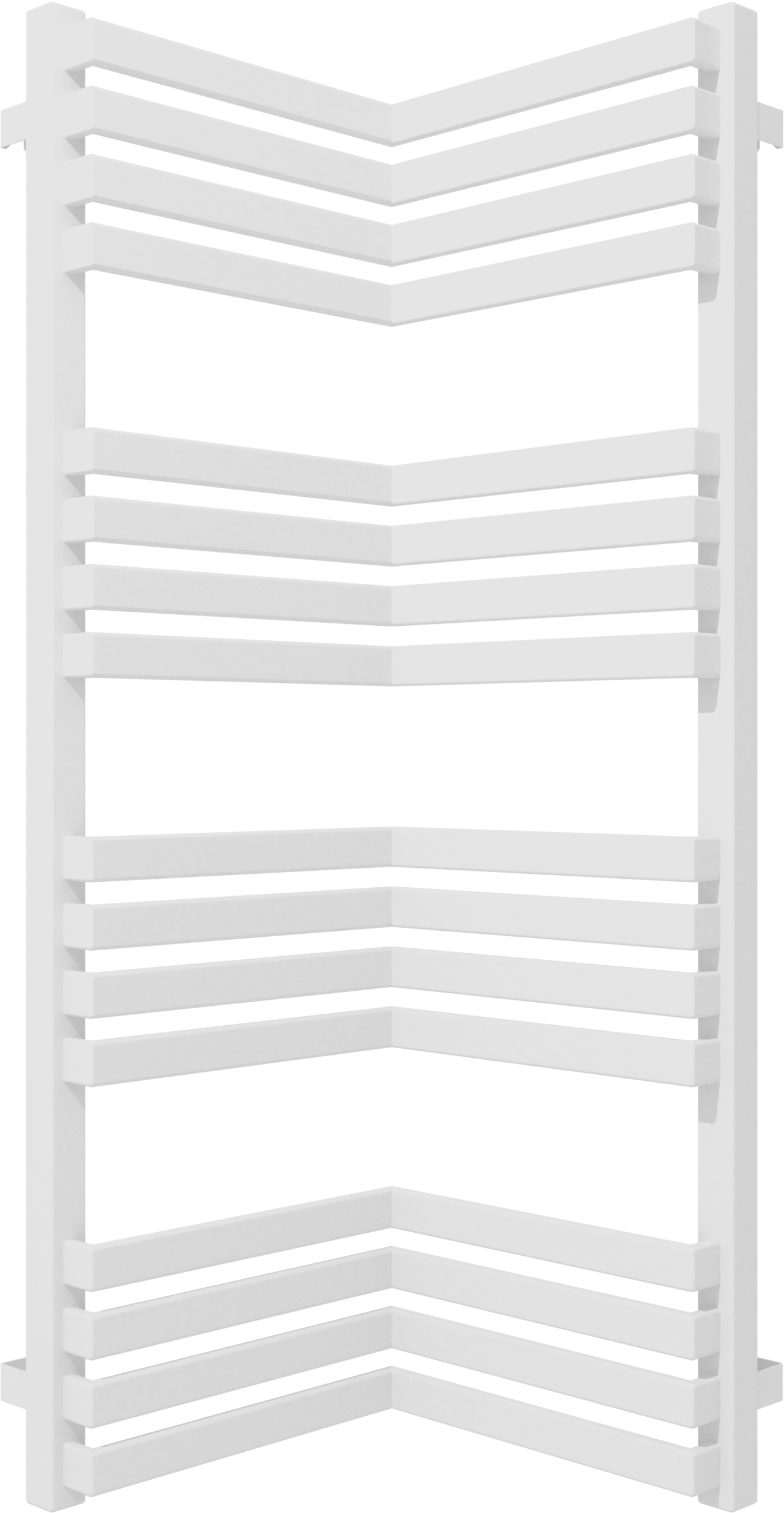 Terma Incorner kúpeľňový radiátor dekoratívny 127.5x35 cm biela WGQIN127035K916SX