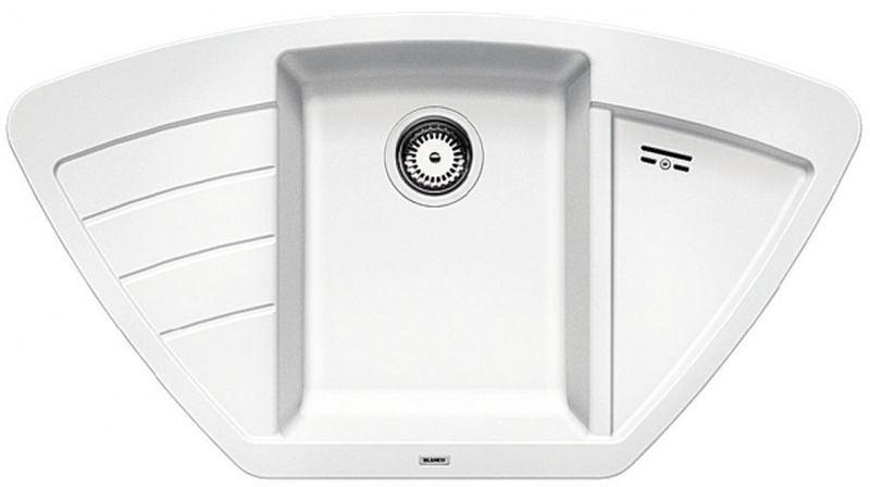 Blanco Zia 9 E granitový drez 93x51 cm biela 514758