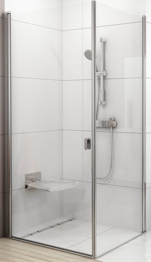 Ravak Chrome stena sprchovacieho kúta 80 cm chróm lesklý/sklo priehľadné 9QV40U00Z1