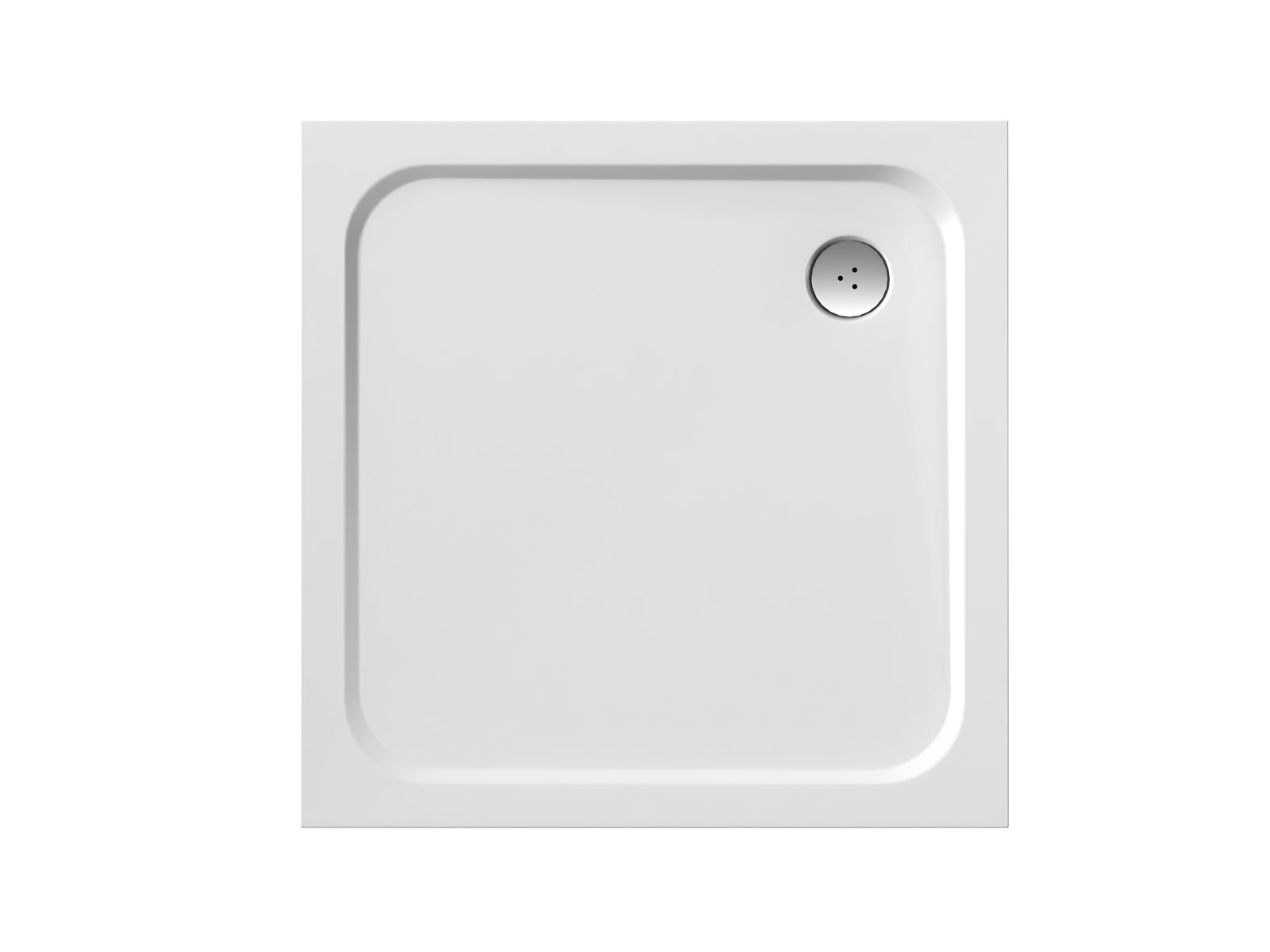 Ravak Perseus Pro štvorcová sprchová vanička 80x80 cm biela XA044401010