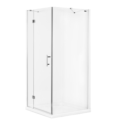 Omnires Manhattan kabina prysznicowa kwadratowa 80x80 cm chrom/ transparentne ADC80X