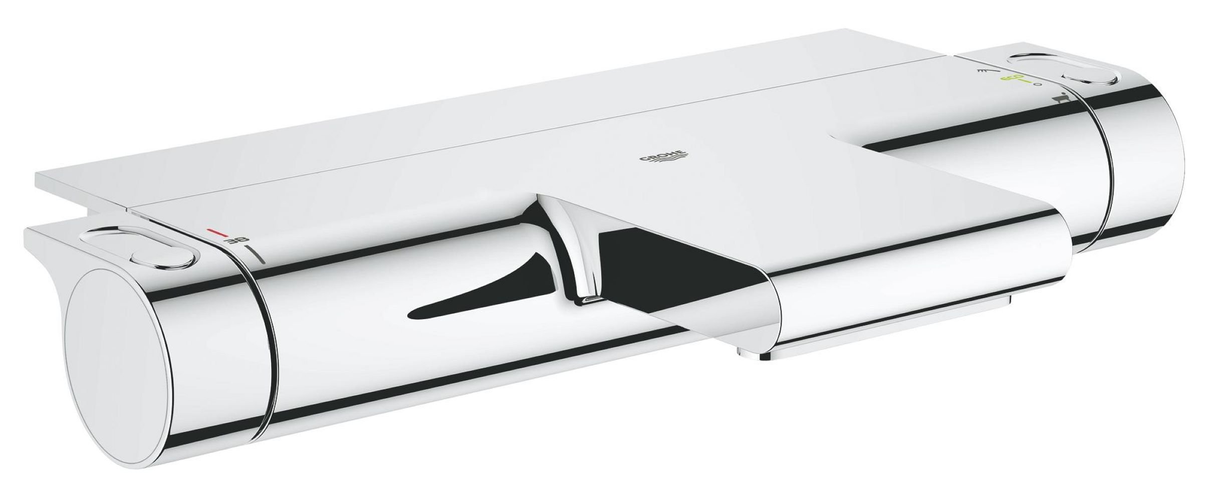 Grohe Grohtherm 2000 vaňová/sprchová batéria nástenná s termostatom StarLight Chrome 34464001