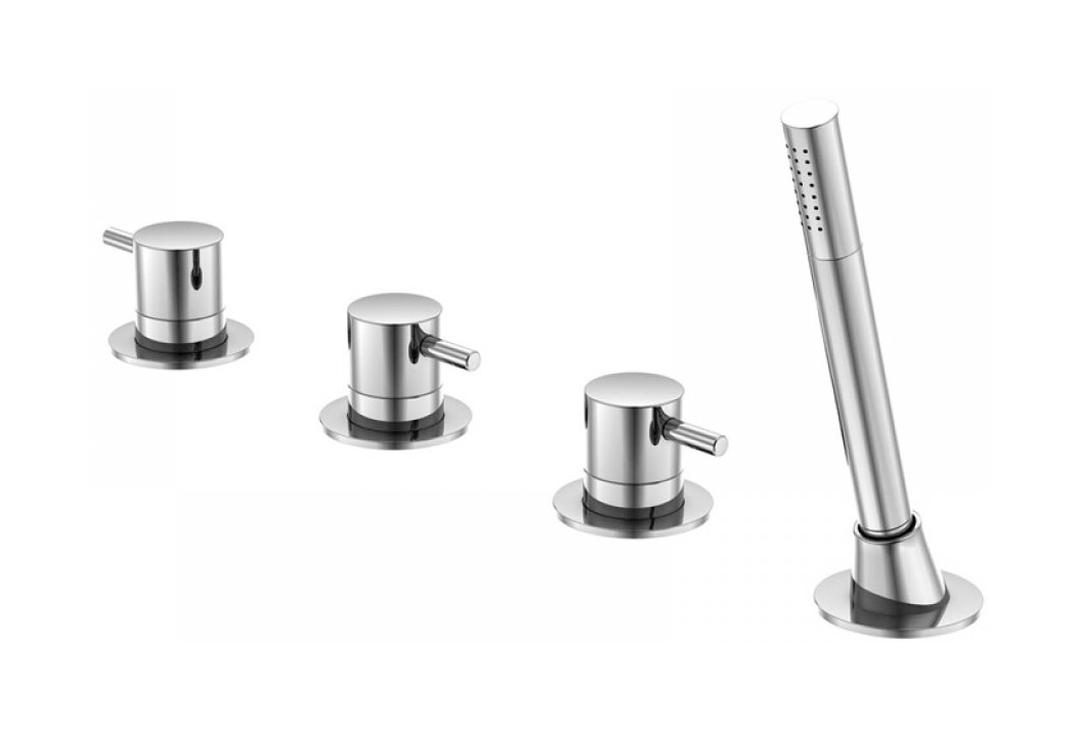 Steinberg 100 vaňová/sprchová batéria na vaňu chrómová 1002480