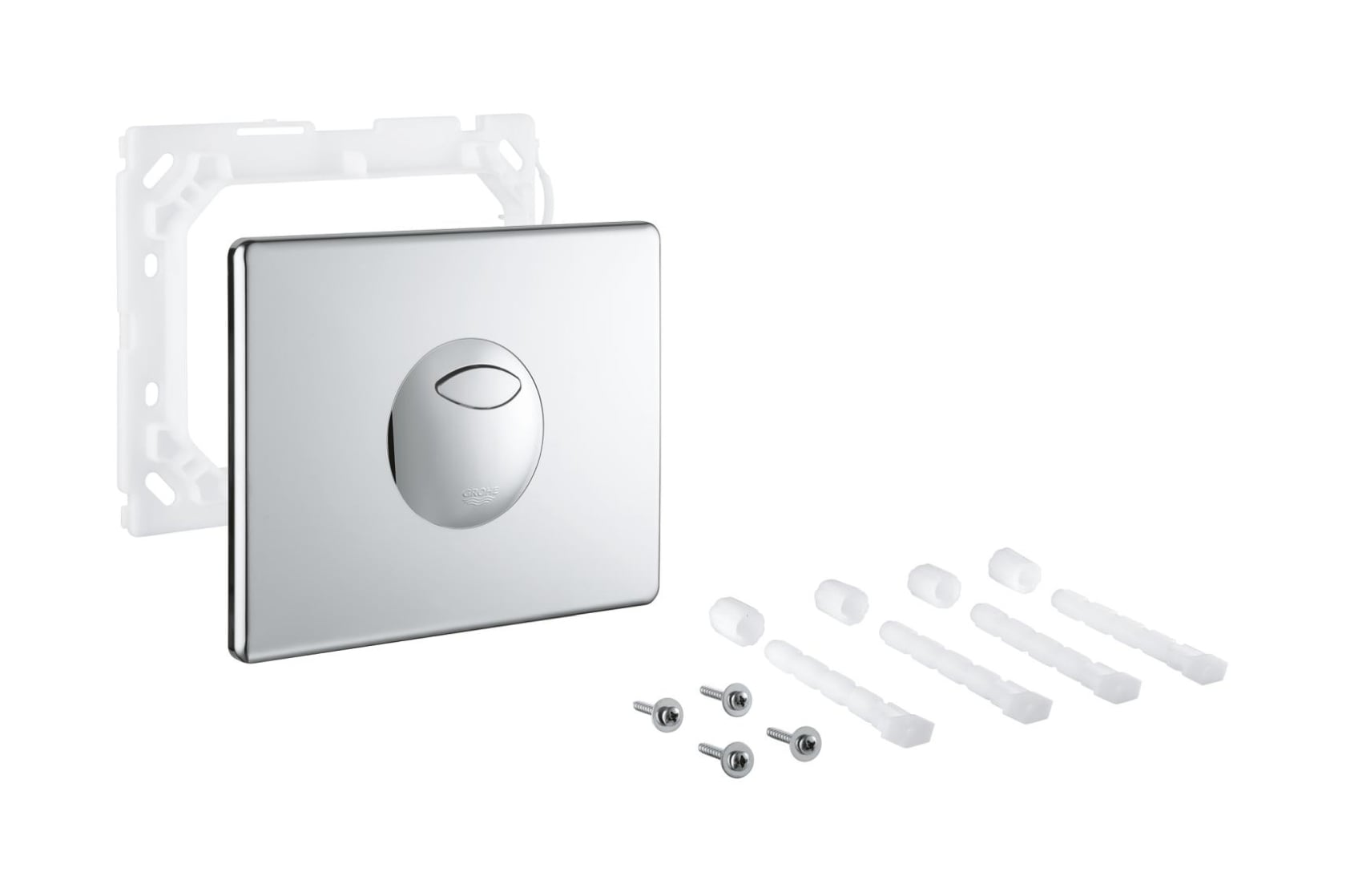 Grohe Skate splachovacie tlačidlo do toalety lesklý chróm 42303000