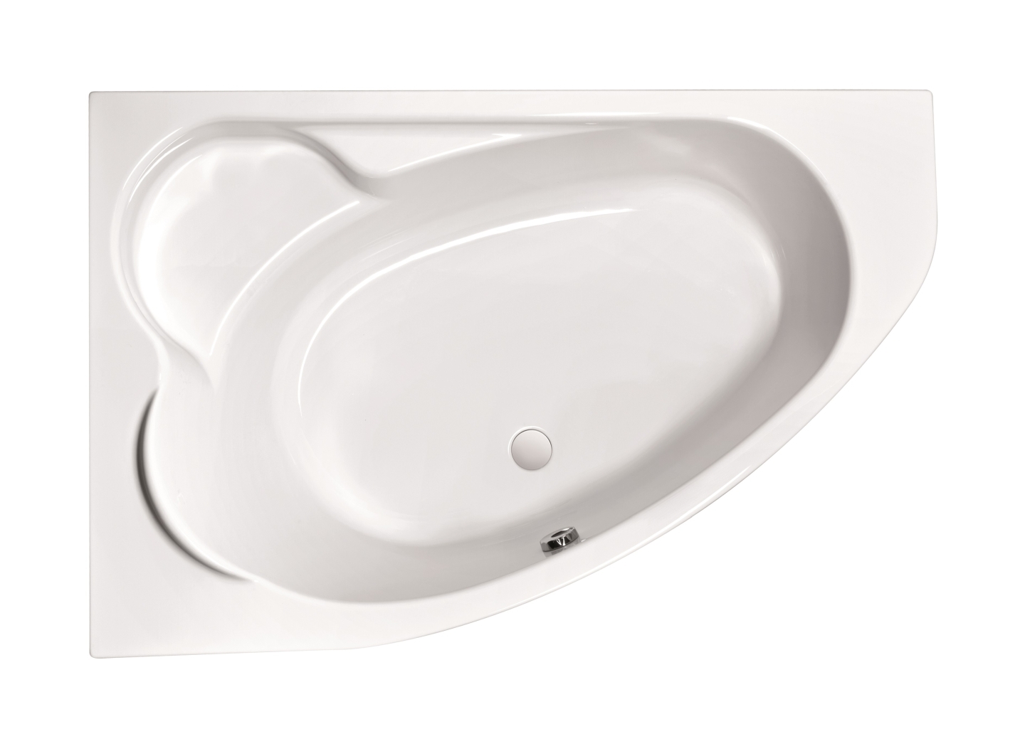 Cersanit Kaliope rohová vaňa 170x110 cm ľavostranné biela S301-114