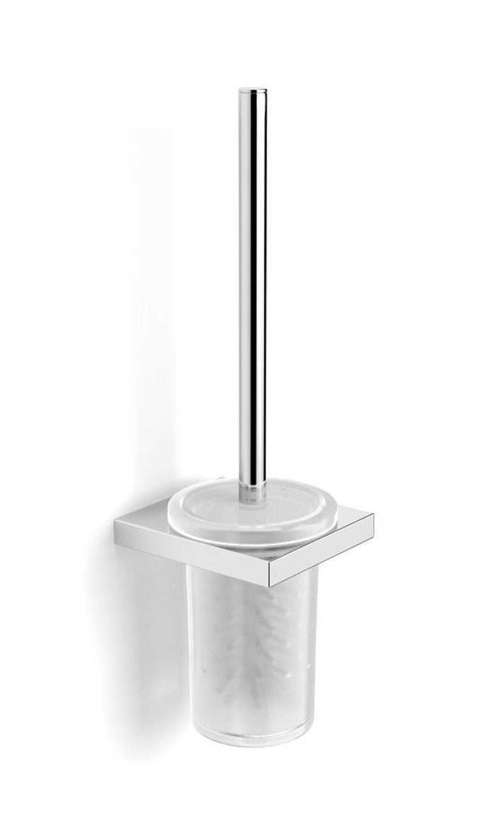 Stella New York toaletná kefa priskrutkované chrómová-sklenená 05.430