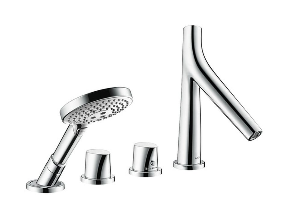 Axor Starck Organic vaňová/sprchová batéria na vaňu s termostatom chrómová 12426000