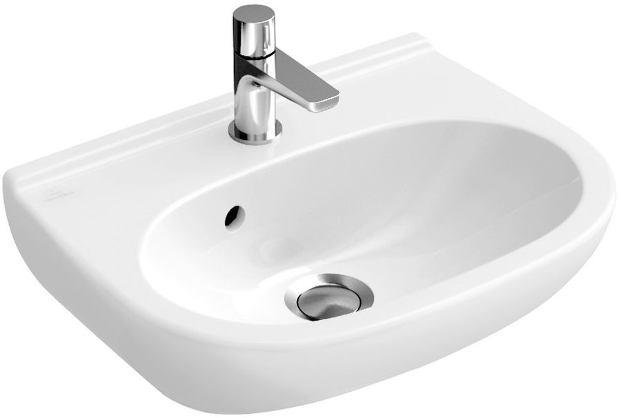 Villeroy & Boch O.Novo umývadlo 45x35 cm polokrúhly klasické umývadlo biela 536046R1